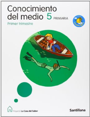 CONOCIMIENTO DEL MEDIO (TRIMESTRAL) 5 PRIMARIA (MOCHILA LIGERA) 12% de descuento aplicado en el precio.